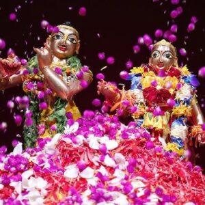 Pushpanjali Seva at ISKCON Newtown